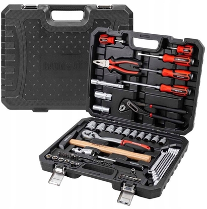 Attēls no Zestaw narzdzi 1/2" i 1/4" 60el. (6-ktnych) (7-27mm)