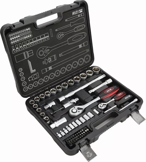 Picture of Zestaw narzdzi Dedra ZESTAW KLUCZY NASADOWYCH HILLEN&AMP;MOHR 17K072A 72SZT 16X1/2&QUOT;, 10X1/4&QUOT;