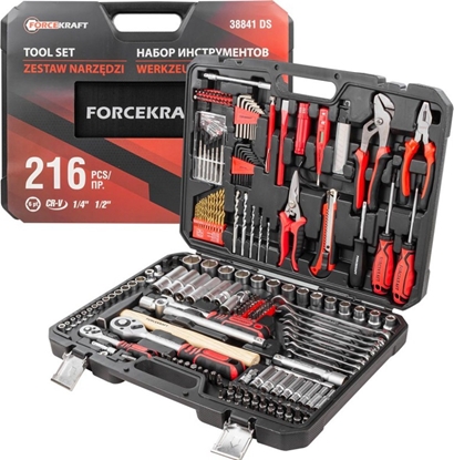 Изображение Zestaw narzdzi Forcekraft Zestaw narzdzi 216el.