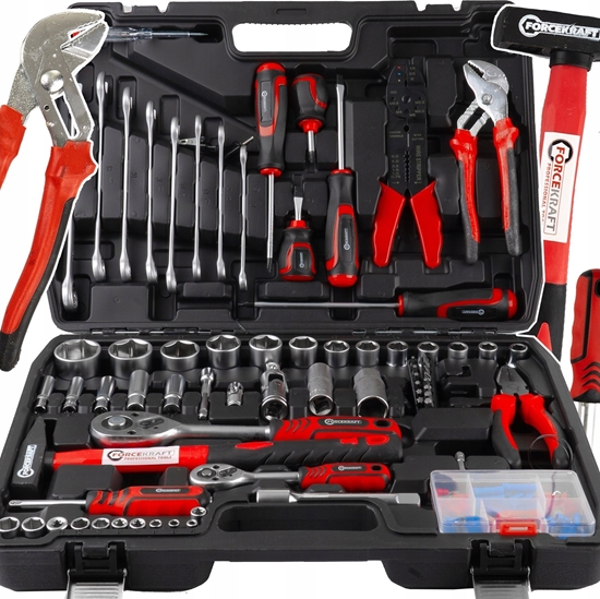 Изображение Zestaw narzdzi Forcekraft Zestaw narzdzi 99el. 1/4", 1/2" (6-ktnych)