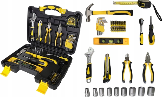 Изображение Zestaw narzdzi Forcekraft ZESTAW NARZDZIOWY 60EL NASADKI BITY SZ CZYPCE