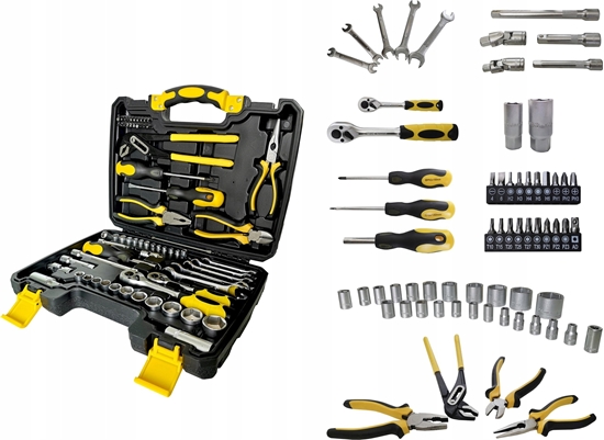 Picture of Zestaw narzdzi Forcekraft ZESTAW NARZEDZIOWY 65 szt.1/4"-3/8"