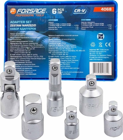 Picture of Zestaw narzdzi Forsage Zestaw adapterów 6el.