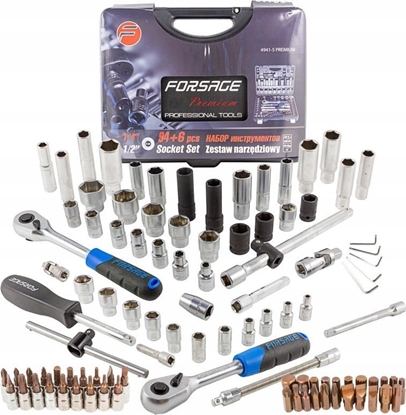 Изображение Zestaw narzdzi Forsage ZESTAW NARZDZIOWY 94EL.+6 1/2"1/4 PREMI UM