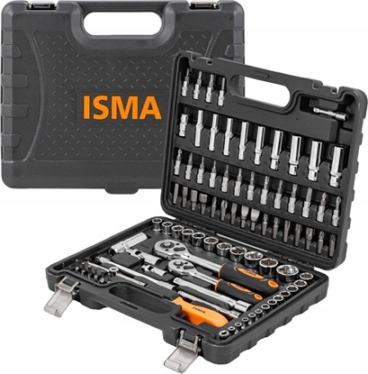Изображение Zestaw narzdzi Isma Zestaw narzdzi 94el. 1/4" i 3/8" (6-ktnych) (4-22mm)