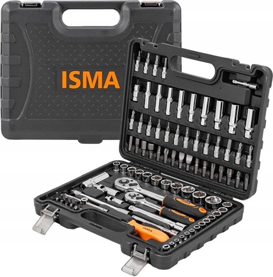 Изображение Zestaw narzdzi Isma Zestaw narzdzi 94el. 1/4" i 3/8" (6-ktnych) (4-22mm)