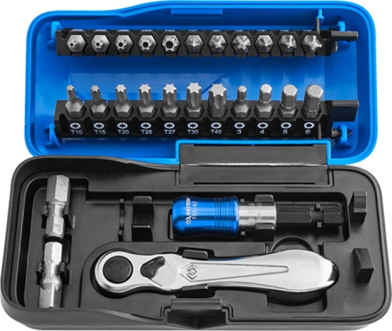 Picture of Zestaw narzdzi King Tony ZESTAW 1/4" BITÓW Z GRZECHOTK 26 elementów King Tony