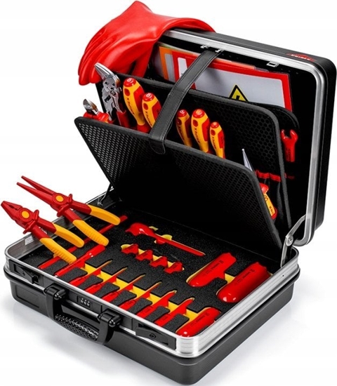 Picture of Zestaw narzdzi Knipex WALIZKA NARZÄDZIOWA BASIC ELEKTROMOBILNOÅÄ 465*200*410MM