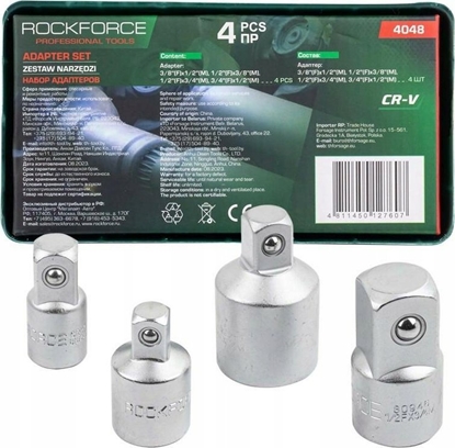 Picture of Zestaw narzdzi Rockforce Zestaw adapterów 4el.