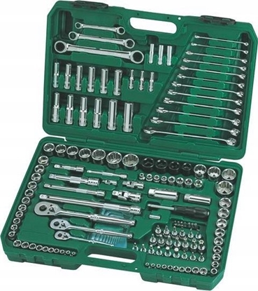 Изображение Zestaw narzdzi SATA SATA ZESTAW KLUCZY  150el  1/4"  3/8" 1/2"WALIZKA