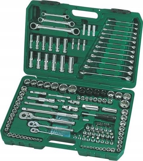 Изображение Zestaw narzdzi SATA SATA ZESTAW KLUCZY  150el  1/4"  3/8" 1/2"WALIZKA