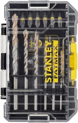 Picture of Zestaw narzdzi Stanley 19-elementowy zestaw do wiercenia w murze i wiercenia udarowego STA88552-XJ