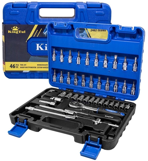 Picture of Zestaw narzdzia 1/4 bity nasadki 46 el walizka