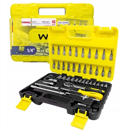 Изображение Zestaw narzdzia 1/4 bity nasadki 46 el walizka