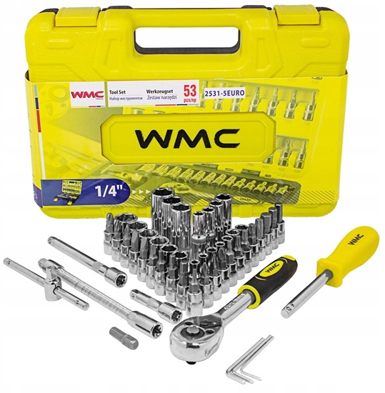 Picture of Zestaw narzdzia 1/4 bity nasadki 53 el walizka