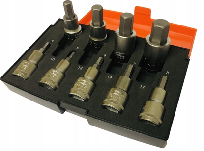 Picture of ZESTAW NASADEK 1/2" 4-17 IMBUS 6-KAT 6SZT.