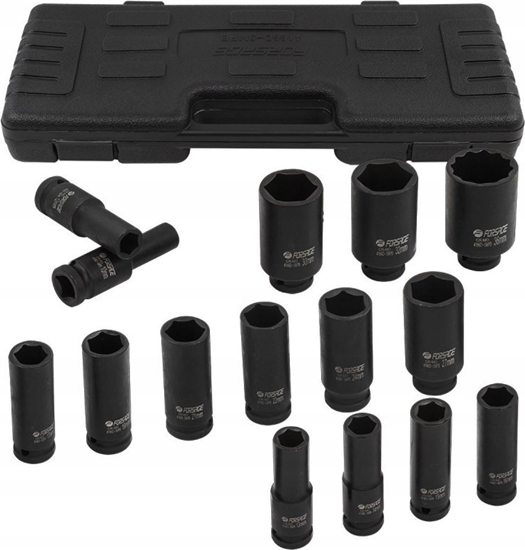 Picture of Zestaw nasadek udarowych gbokich 1/2" 15el. (6-ktnych) (10-36mm)