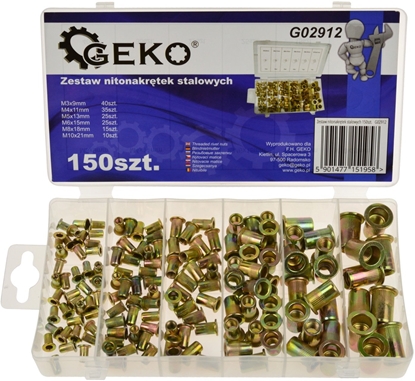 Picture of Zestaw nitonakrtek stalowych 150szt. (20)