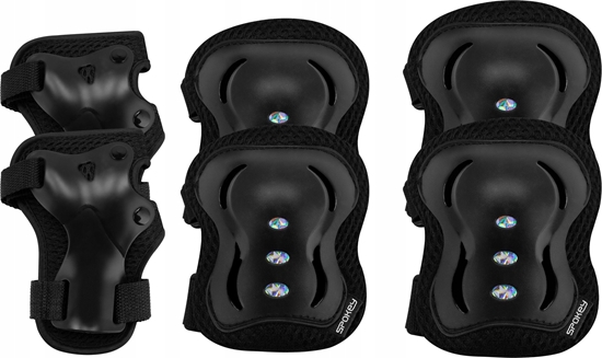 Picture of Zestaw ochraniaczy dziecicych (na kolana, nadgarstki i okcie) Spokey SHIELD