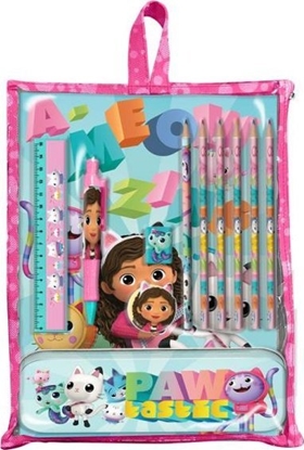 Attēls no Zestaw piśmienniczy 12 elementów Koci Domek Gabi