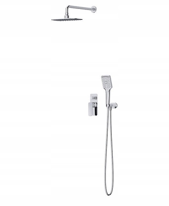 Picture of Zestaw prysznicowy Cersanit S952-029 SET B342 ZESTAW PODTYNKOWY LARGA Z BATERI WAN-NAT CHROM CERSANIT