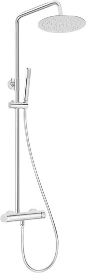 Изображение Zestaw prysznicowy Deante Arnika z deszczownic z bateri chrom (NAC 01QK)