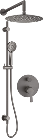 Изображение Zestaw prysznicowy Deante Deante NAC_D6QP Zestaw prysznicowy podtynkowy z drkiem - z gowic prysznicow