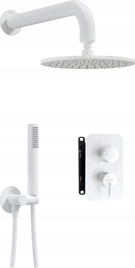 Изображение Zestaw prysznicowy Deante Zestaw prysznicowy podtynkowy z BOXem mieszaczowym - z gowic prysznicow