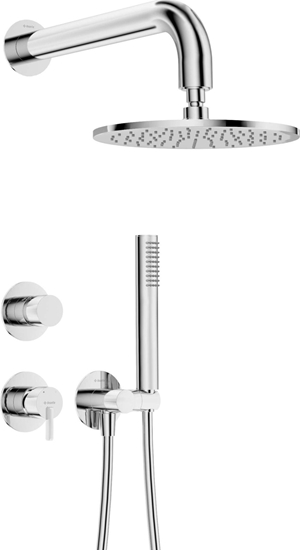 Изображение Zestaw prysznicowy Deante Zestaw prysznicowy podtynkowy z gowic prysznicow