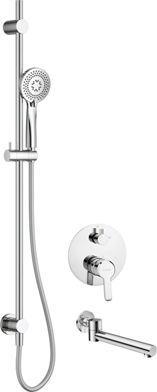 Изображение Zestaw prysznicowy Deante Zestaw prysznicowy podtynkowy z wylewk wannow