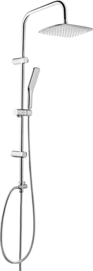 Picture of Zestaw prysznicowy Invena Dokos z deszczownic chrom (AU-19-001-C)