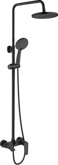 Picture of Zestaw prysznicowy Invena SHOWER COLUMN DOKOS W BATH MIXER BLACK