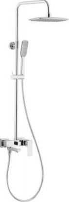 Attēls no Zestaw prysznicowy KFA Logon z deszczownic z bateri chrom (5136-915-00)