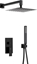 Изображение Zestaw prysznicowy KFA LOGON ZESTAW NATRYSKOWY PODTYNKOWY Z BATERI 3 FUNKCYJN, CZARNY