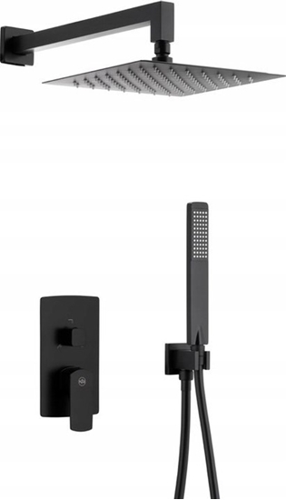 Picture of Zestaw prysznicowy KFA MOKAIT ZESTAW NATRYSKOWY PODTYNKOWY NEW (2021) Z BATERI 3 FUNKCYJN, CZARNY