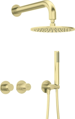 Изображение Zestaw prysznicowy podtynkowy z gowic prysznicow - z bateri poziom