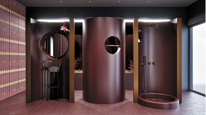 Изображение Zestaw prysznicowy podtynkowy z gówk prysznicow - z bateri poziom