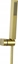 Picture of Zestaw prysznicowy Sourcing 1-POINT HANDLE SHOWER GLAMOUR. GOLD