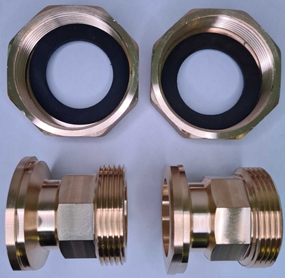 Attēls no Zestaw redukcyjny przeznaczony do montau grupy pompowej DN32 na rozdzielaczu grupy pompowej DN25 (DWZ)