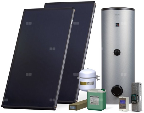 Picture of Zestaw solarny Komfort Plus HX200-2KS2100.W101kolektory soneczne