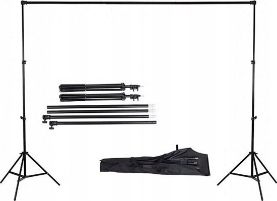 Picture of Zestaw studyjny Massa Zestaw Atelier Do Ta - 2x Statyw 210cm + Poprzeczka 152/228/304cm + Etui