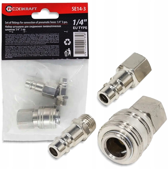 Picture of Zestaw szybkozczek 1/4", 3el.