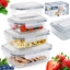 Picture of ZESTAW SZKLANYCH POJEMNIKÓW NA YWNO Z POKRYWAMI I USZCZELKAMI 229151