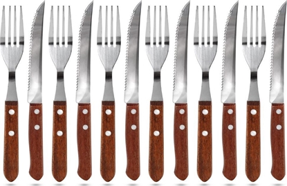 Attēls no ZESTAW SZTUCÓW SZTUCE DO STEKÓW PIZZY 12 szt.BANQUET