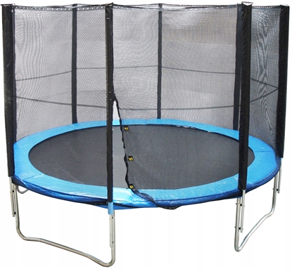Attēls no Zestaw Trampolina Siatka Osona na Spryny Ochronna Trwaa KUBISPORT 366cm
