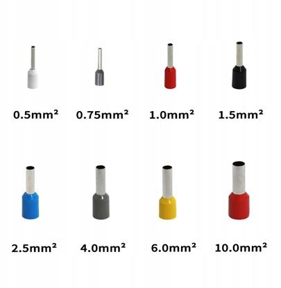 Picture of Zestaw tulejek - zakoczenia kabli 1200szt. (50)