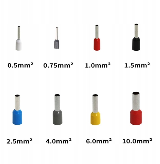 Picture of Zestaw tulejek - zakoczenia kabli 1200szt. (50)