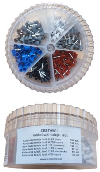 Picture of ZESTAW TULEJEK KABLOWYCH TUL-PACK/0.5-4.0