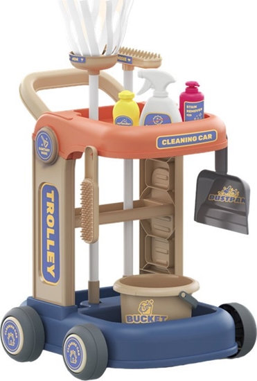 Изображение Zestaw wÃ³zek do sprzÄtania 35 elementÃ³w