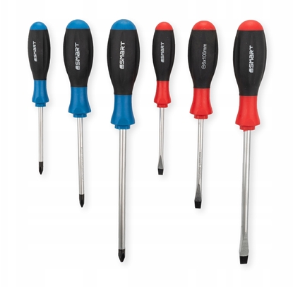 Picture of zestaw wkrtaków lusarskich 6 szt., 3xsl, 3xph